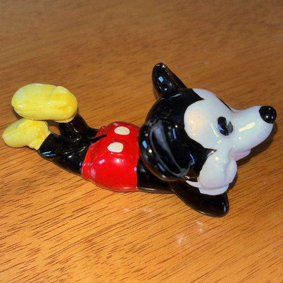 Disney Productions Mickey Mouse Vintage Ceramic Figurine Made In Japan - Picture 4 of 8